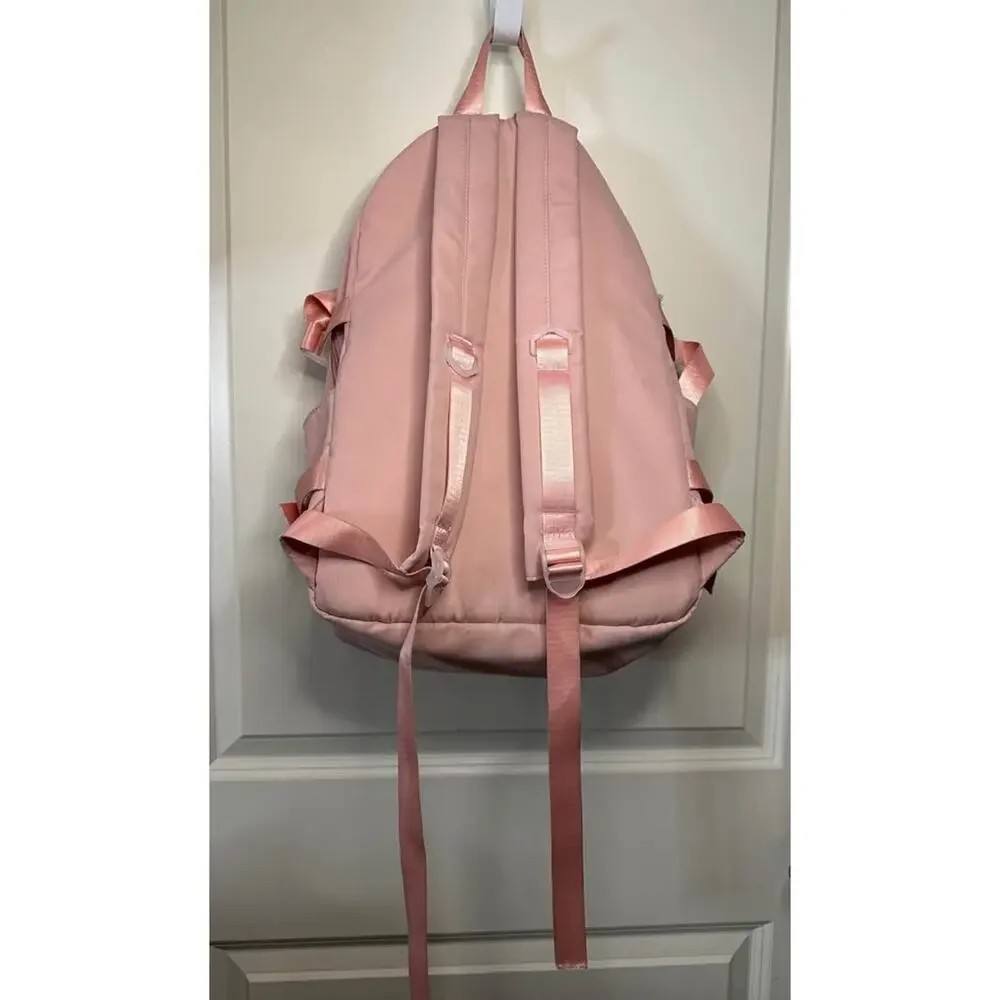 Pink Kawaii Customizable Backpack 22L 10 Pockets Padded Laptop Sleeve School Kid